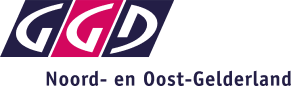 Link naar GGD NOG.incijfers.nl – logo GGD Noord- en Oost-Gelderland